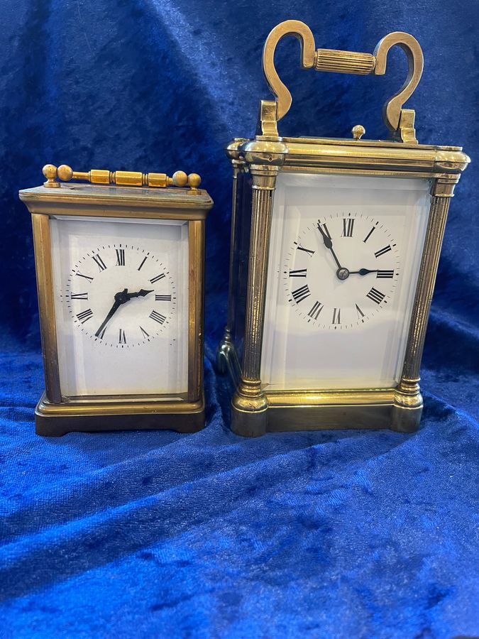 Antique CIRCA 1900, 8 DAY REPEATER CARRIAGE CLOCK IN G.W.O.