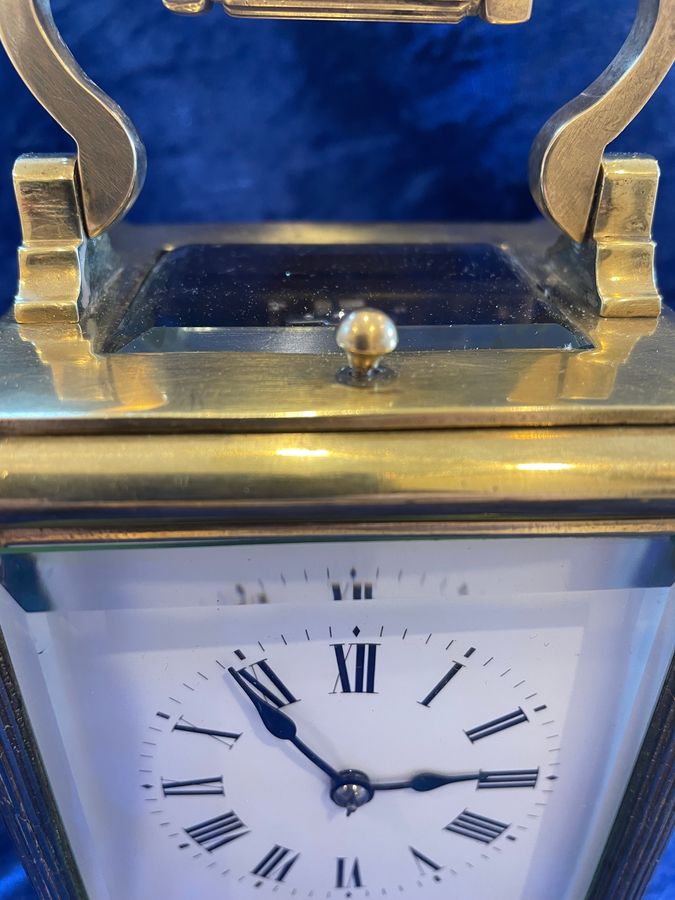 Antique CIRCA 1900, 8 DAY REPEATER CARRIAGE CLOCK IN G.W.O.