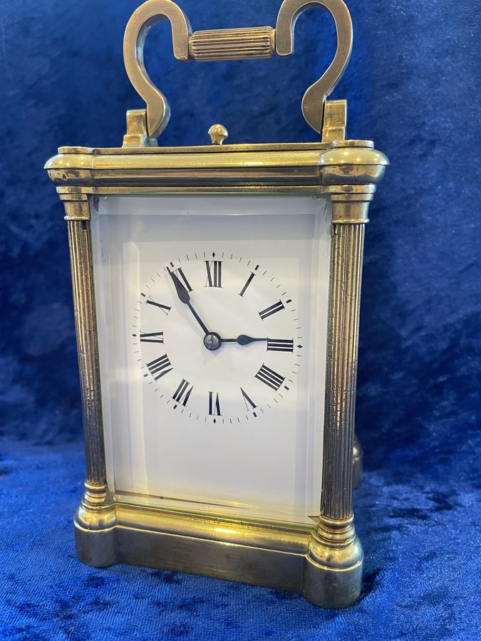 Antique CIRCA 1900, 8 DAY REPEATER CARRIAGE CLOCK IN G.W.O.