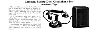 Antique 1927 ANTIQUE WORKING BENSABOTT KELLOGG DESK PHONE, Model F135S, Silver STERLING case + GILT
