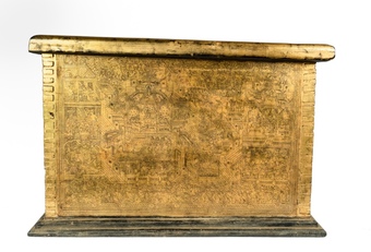 Antique Antique 19th Century Burmese Lacquerware Sadaik or Manuscript Box - 49cm / 20