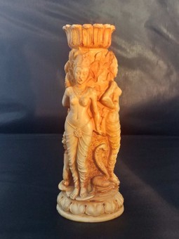 Ornately carved vase