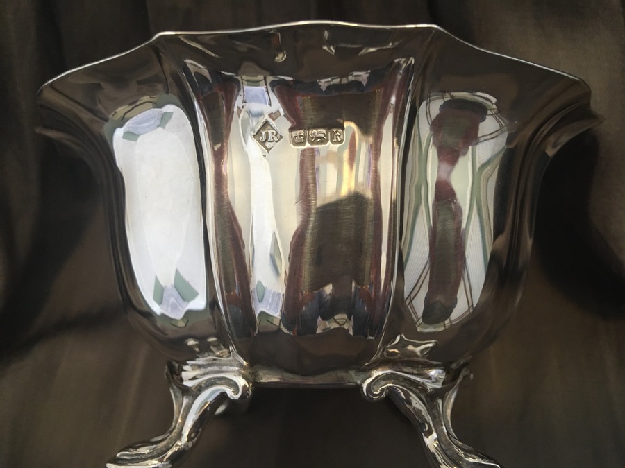 Antique Scottish Provincial Silver Bowl 1902 by James Ramsay - made in Dundee, assayed in Sheffield 