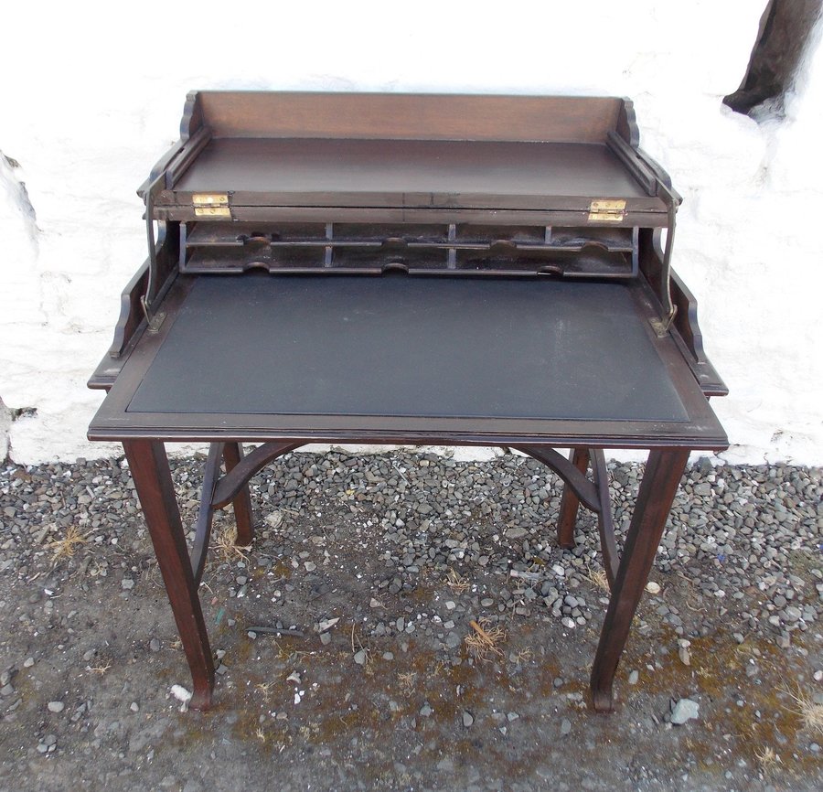 Edwardian Mahogany Folding Top Desk