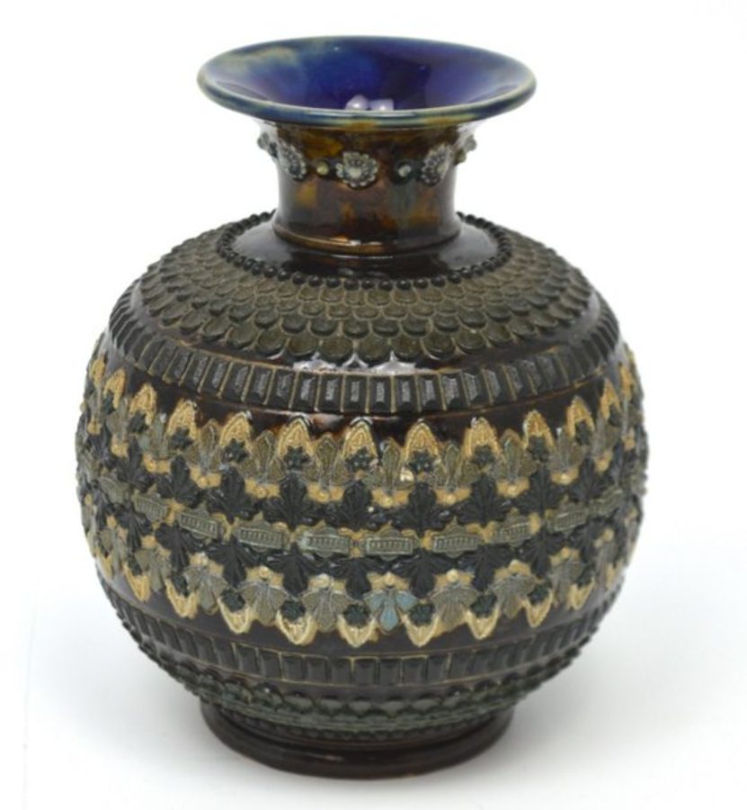 19th century Doulton Lambeth stoneware vase