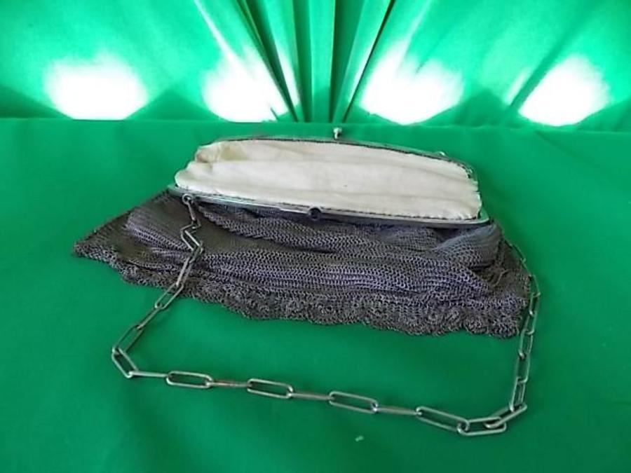 Edwardian Alpacca chain purse bag