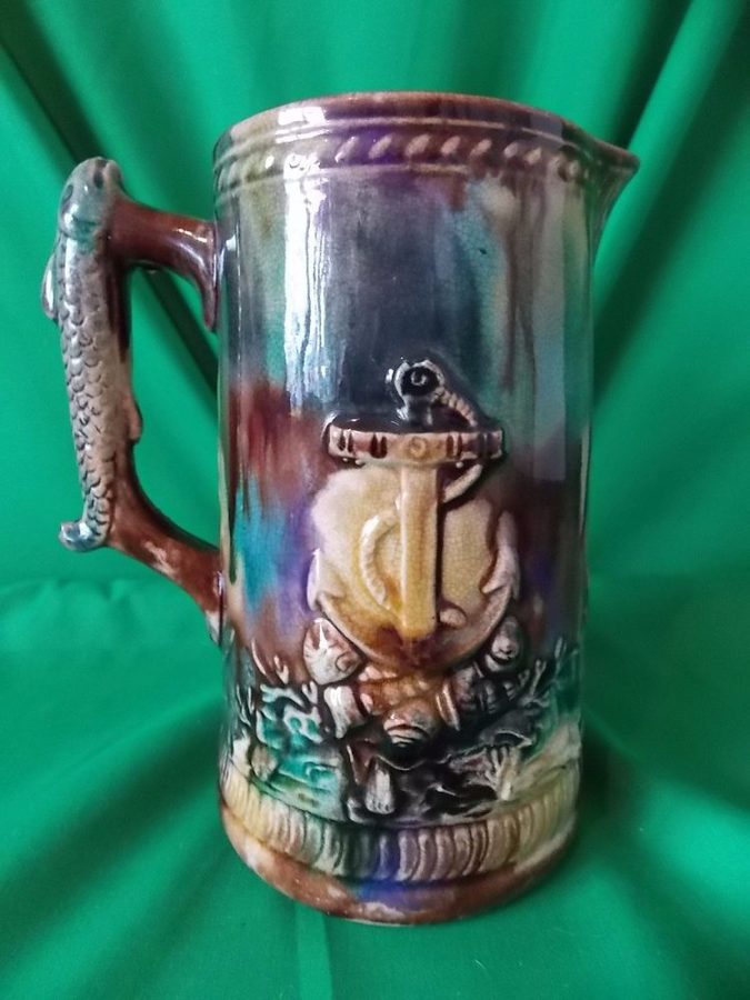 SOLD Extremely Rare Scottish Pottery Jug  ( ALLOA )