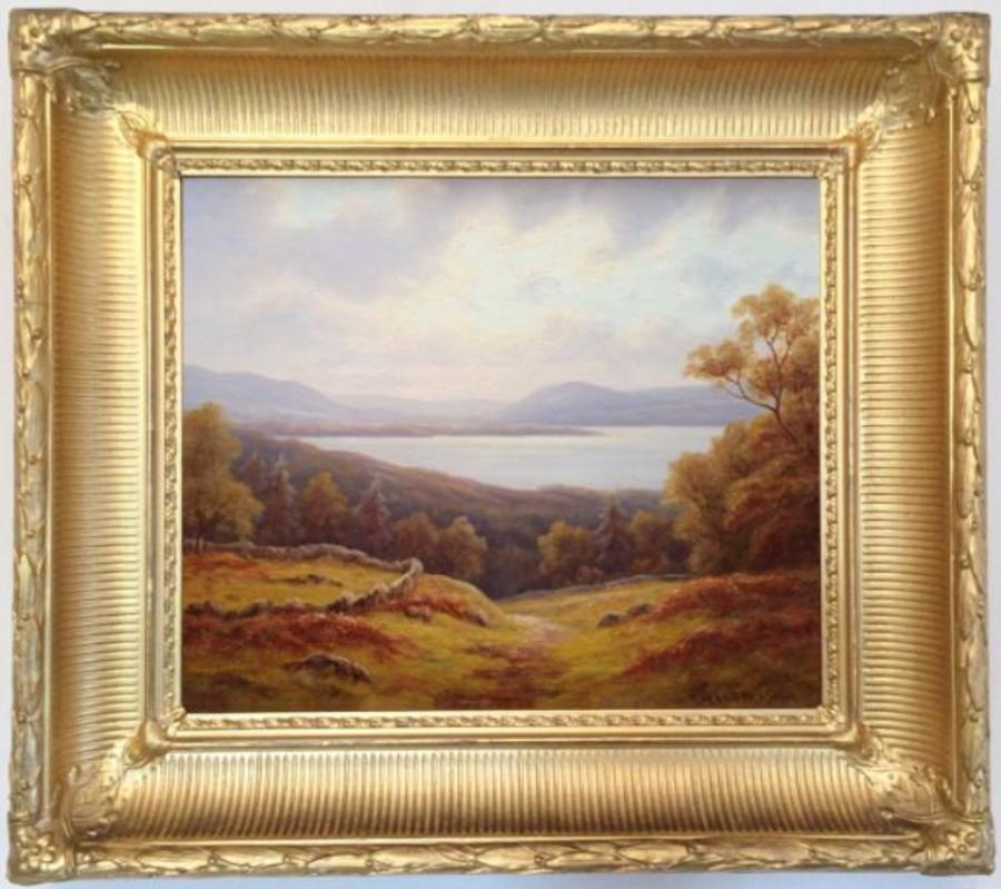 Everett Watson Mellor. (Oil on canvas) Loch Lomond