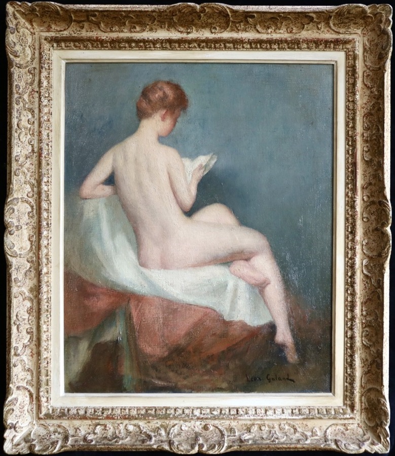 Leon Galand (1872-1960) Oil painting