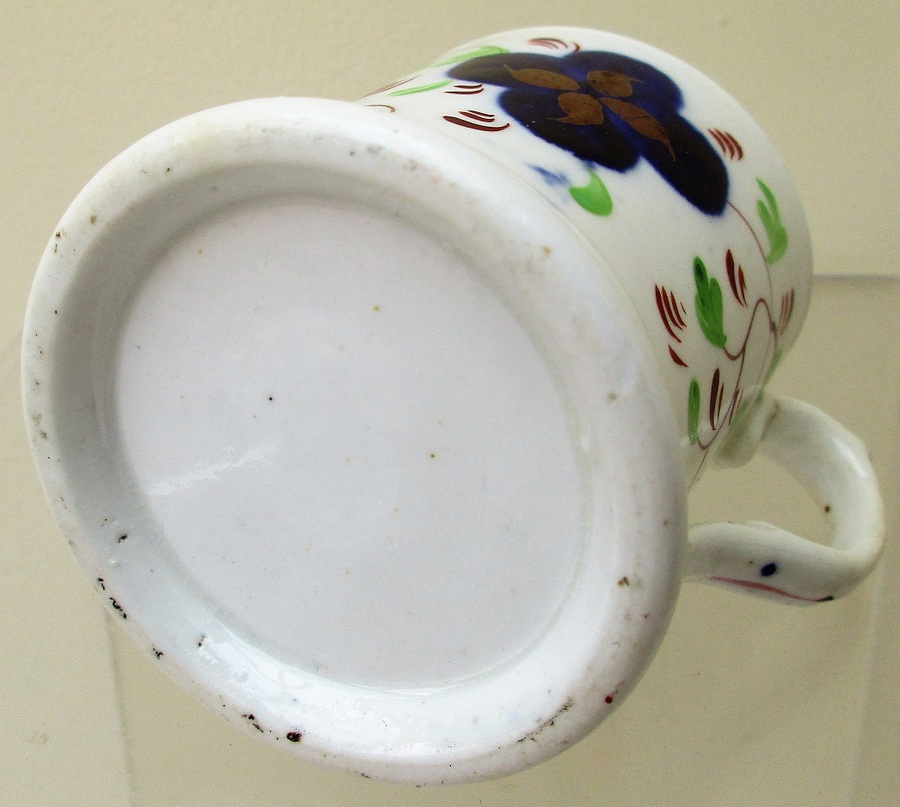 Antique Antique Victorian Gaudy Welsh Child's Porcelain Mug