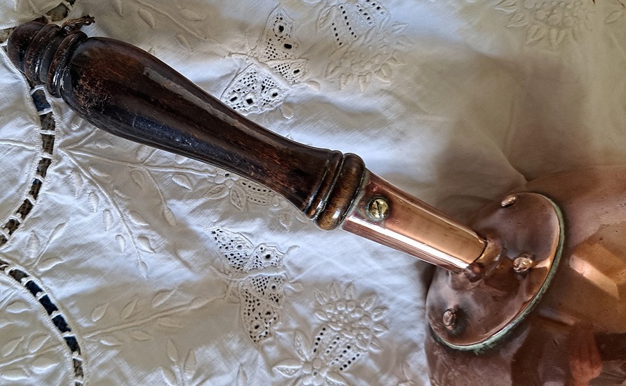 Antique Antique English Victorian Copper Dry Goods Scoop