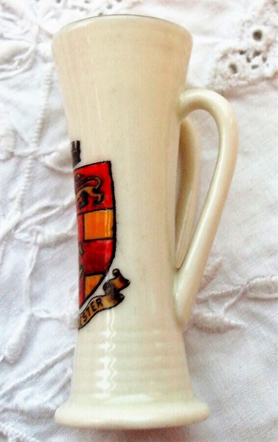 Antique W.H. Goss ~ Staffordshire Two-Handled Tyg ~ A.C.C. No. 278 ~ Rochester