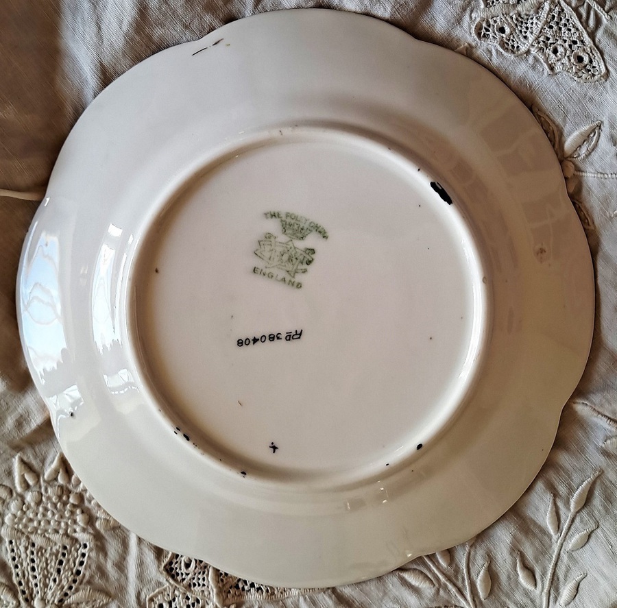 Antique Antique English Edwardian Foley China Coronation Commemorative Plate