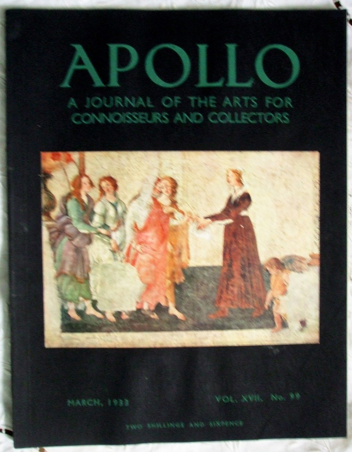 Apollo ~ Vol. XVII ~ No. 99 ~ March 1933
