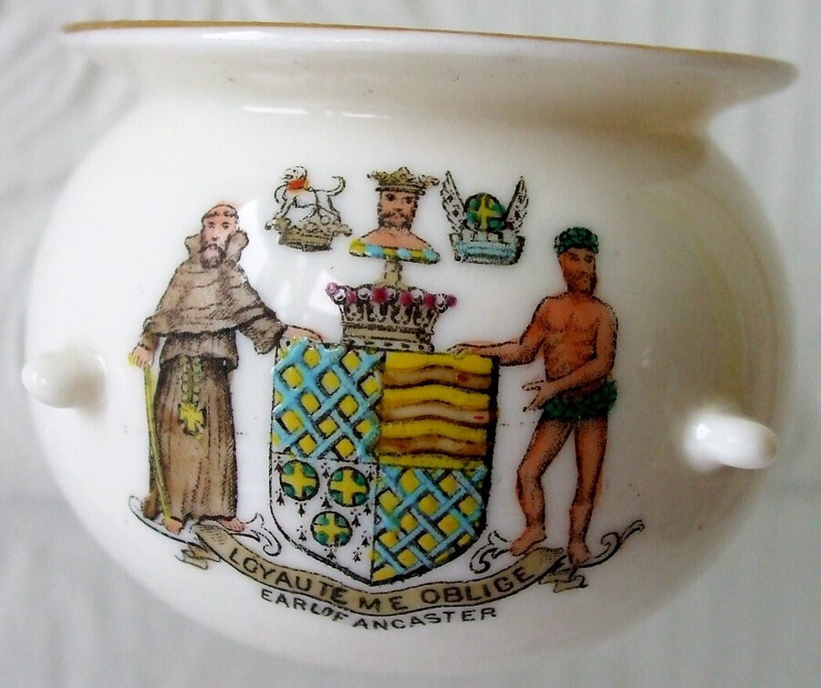 Antique W.H. Goss ~ Guy's Porridge Pot ~ A.C.C. No. 136 ~ Earl of Ancaster