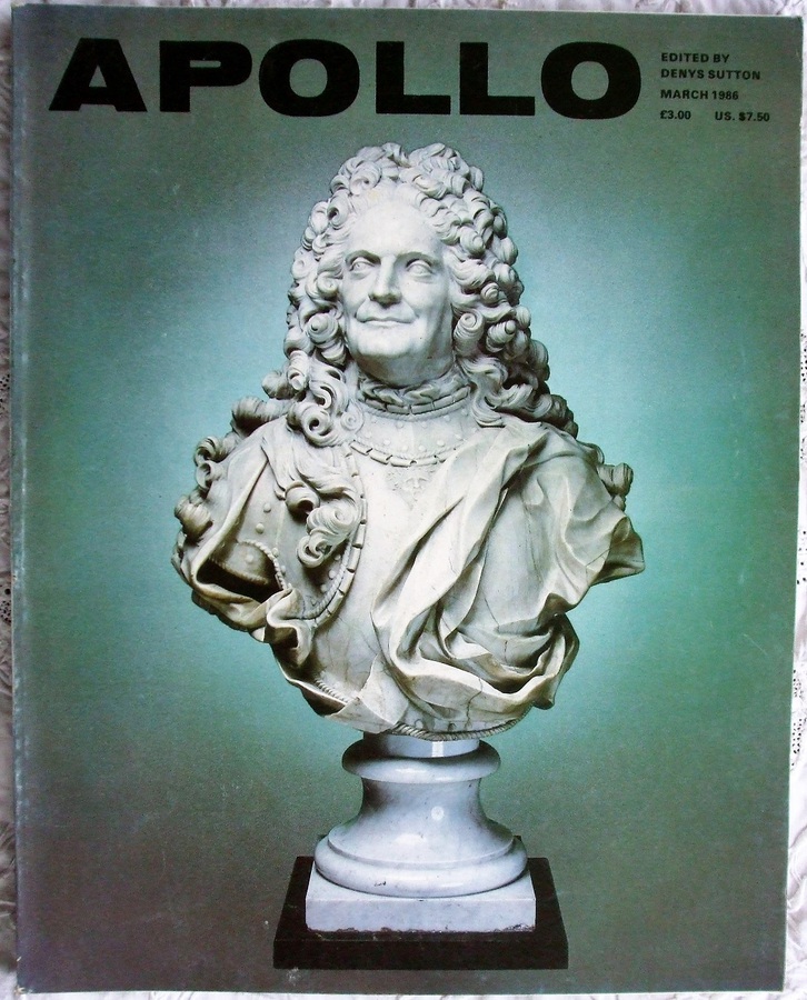 Antique Apollo ~ Vol. CXXIII ~ No. 289 ~ March 1986