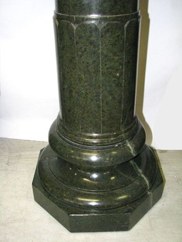 Antique 20th Century Marble Column Pedestal