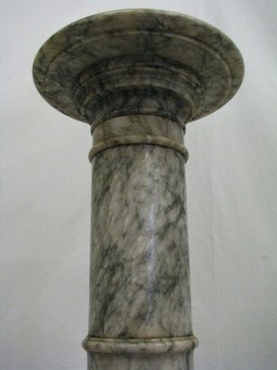 Antique 20th Century  Marble Column Pedestal
