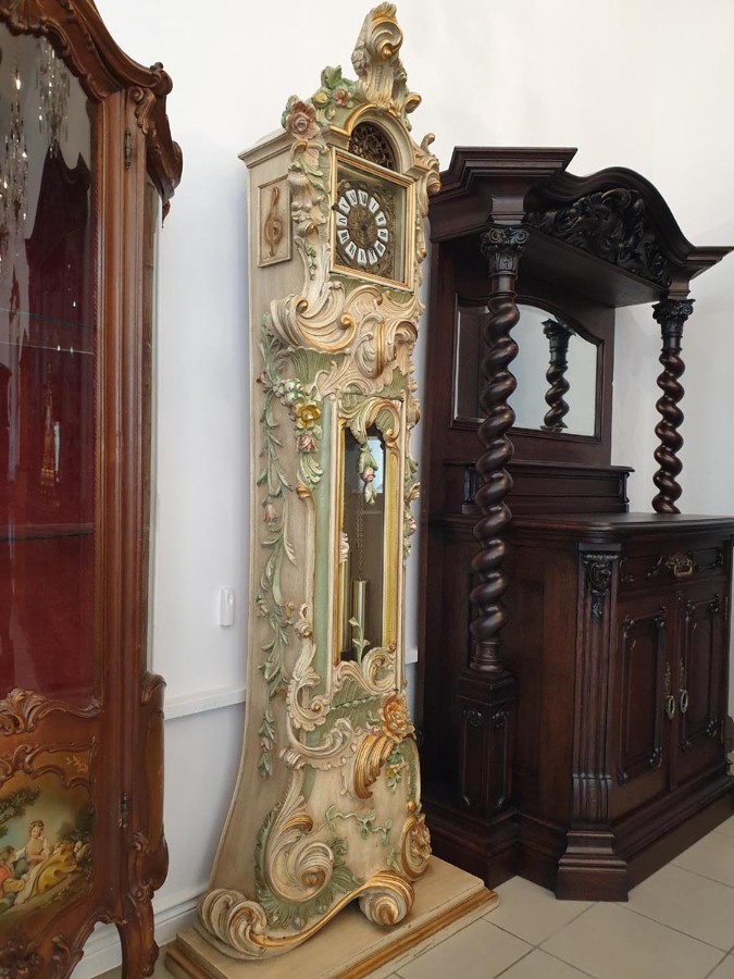Grandfather Clock Venetian Rococo Style