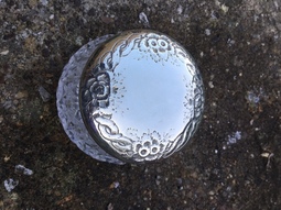 Antique Silver Top Jar London 1893/4