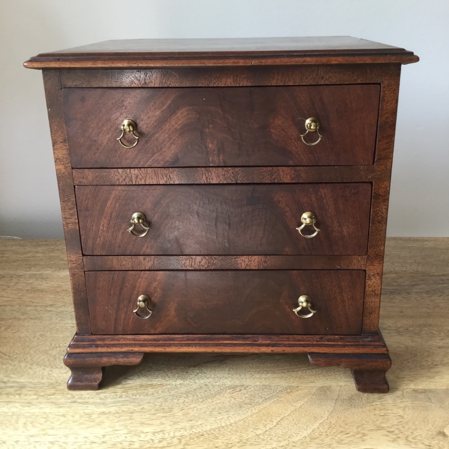 Victorian Miniature Chest Of Drawers