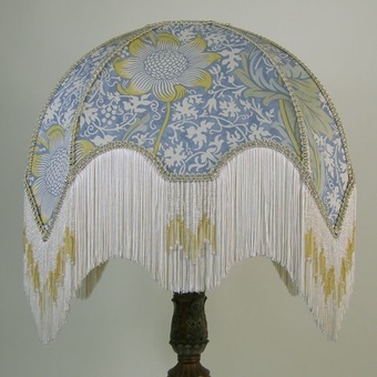 Antique William Morris “Kennet” Vintage Style Standard lamp shade