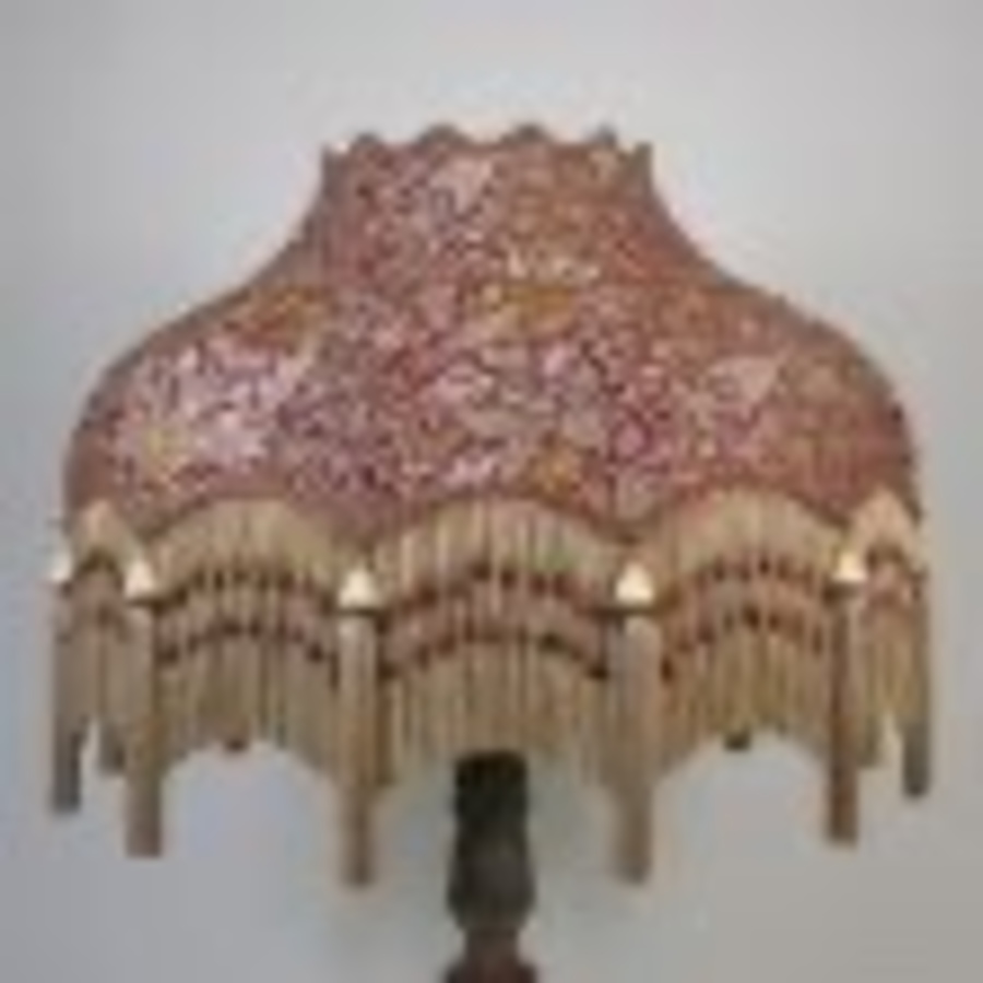 Antique William Morris “Snakeshead” Vintage Style Lampshade (new)