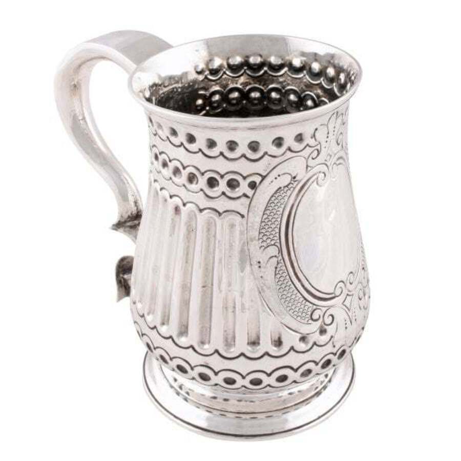 Antique 18th Century Sterling Silver Tankard 