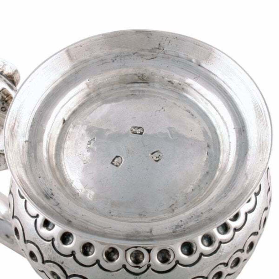 Antique 18th Century Sterling Silver Tankard 