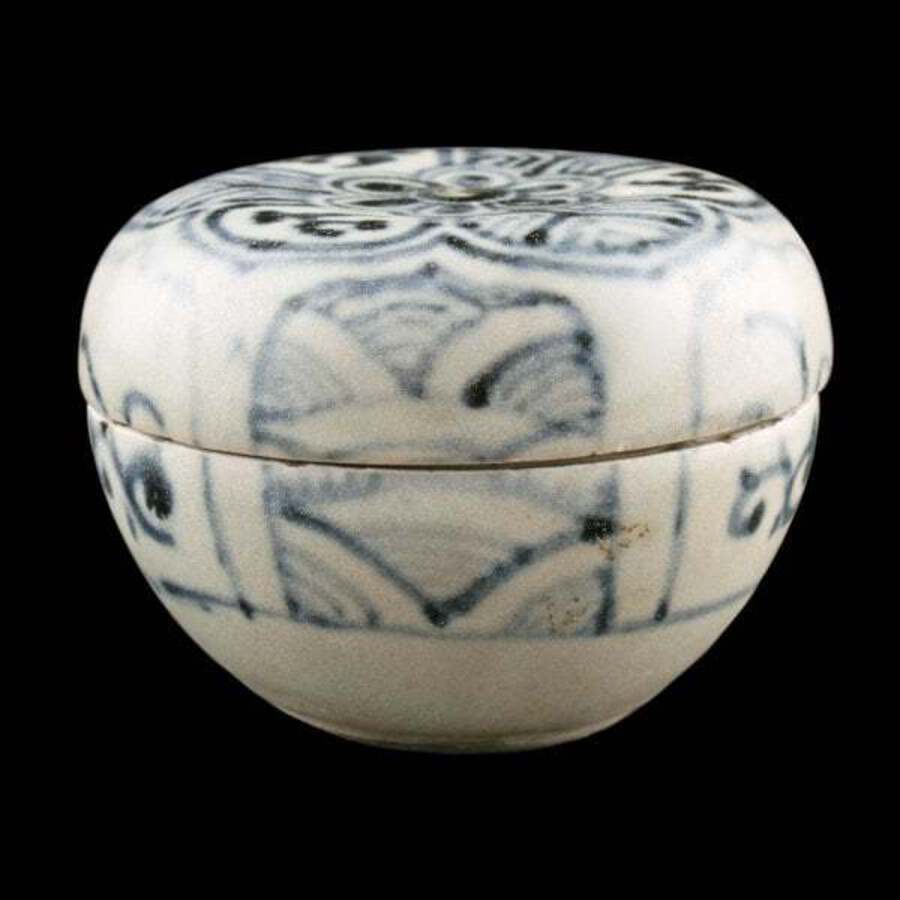 Antique 15th Century Hoi An Hoard Lidded Pot 