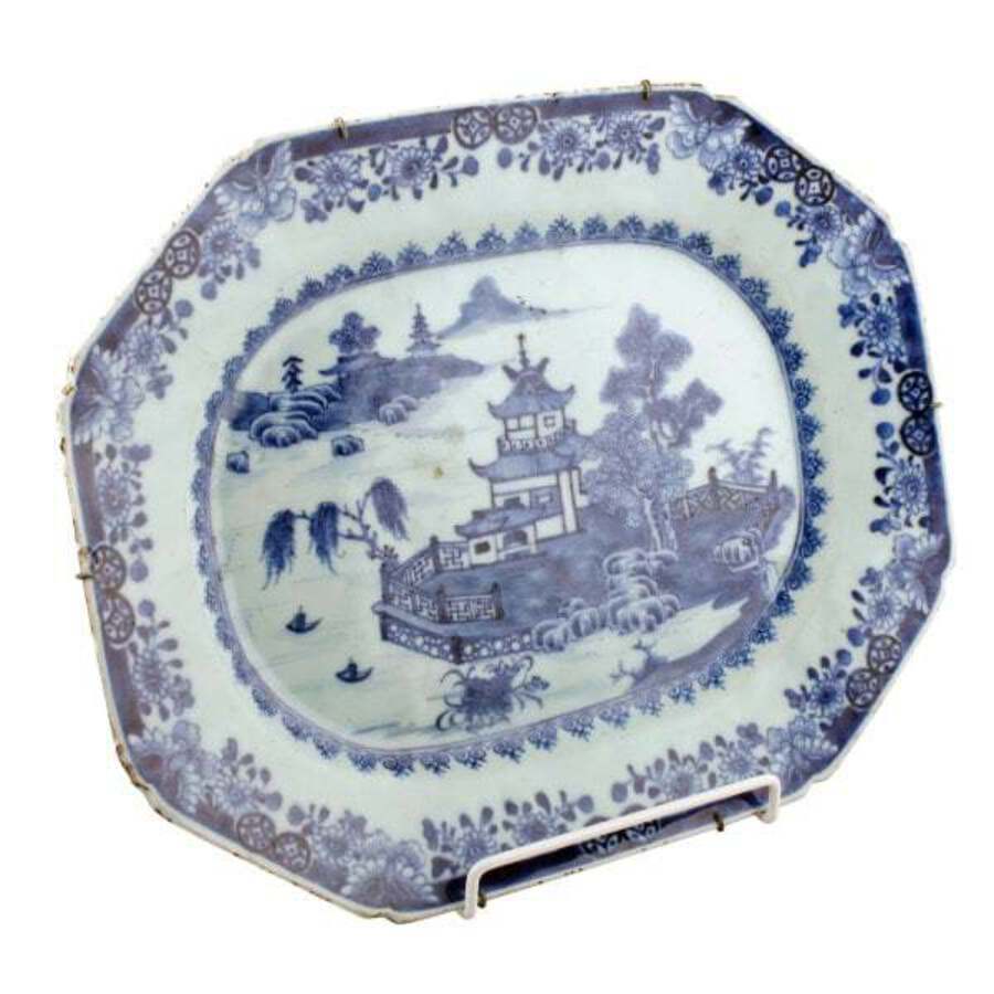 Antique 18th Century Chinese Nanking Dish 