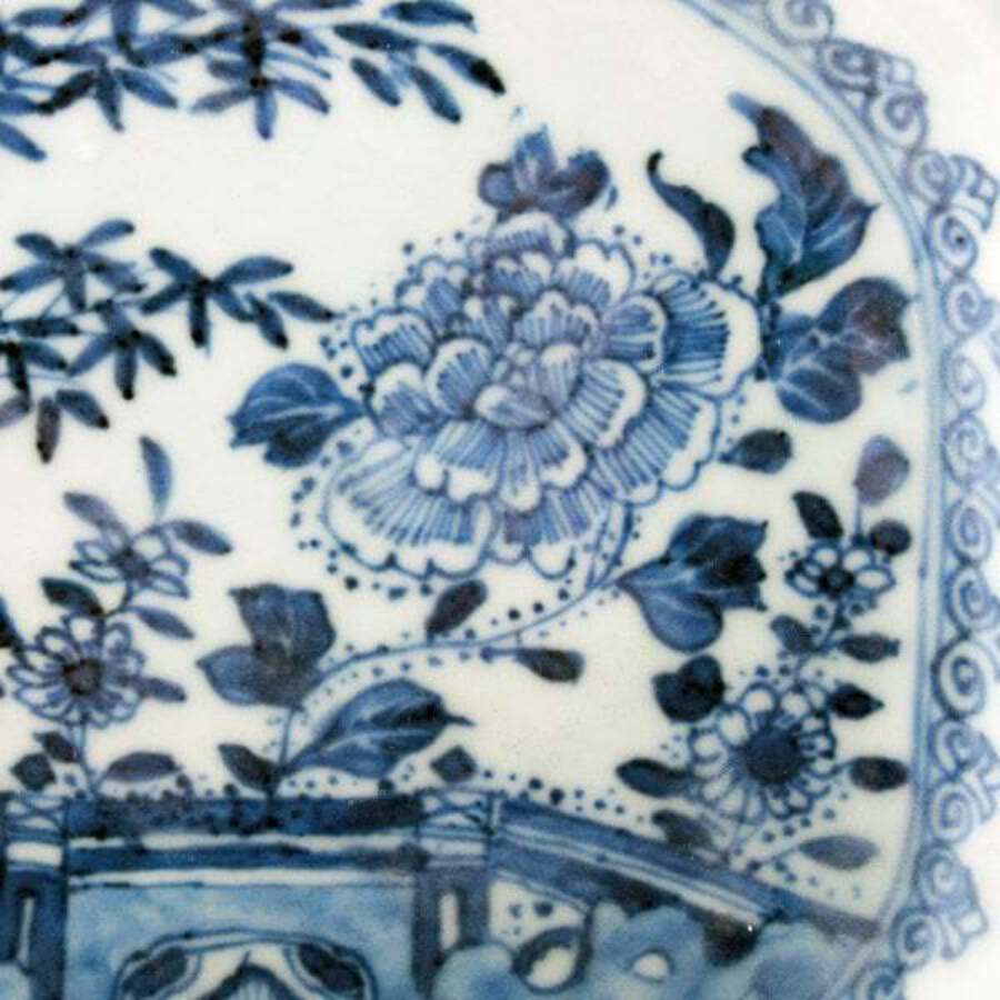 Antique Pair of 18th Century Qianlong Dishes 