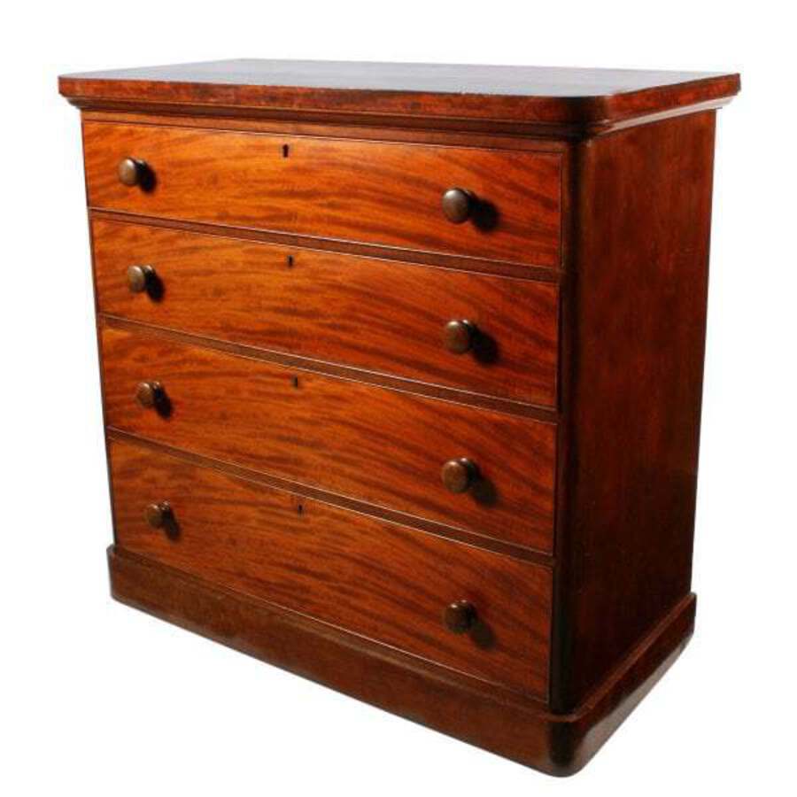 Antique Victorian Mahogany Chest of Drawers 