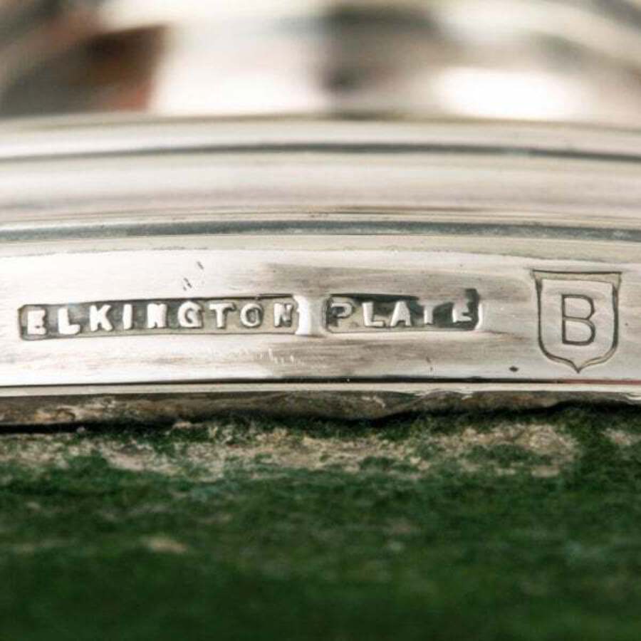 Antique Pair of Art Deco Elkington Plate Candelabra 