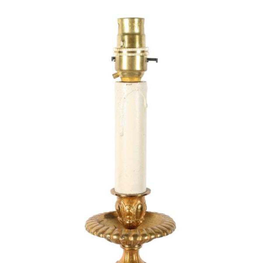 Antique Adams Style Ormolu Table Lamp 