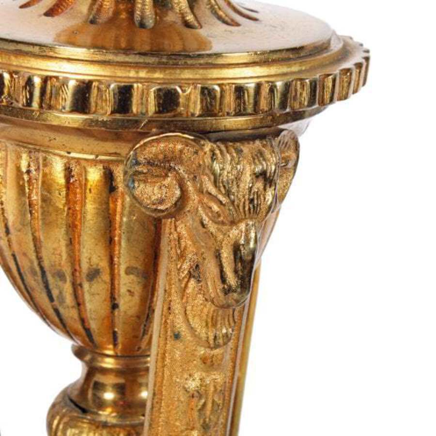 Antique Adams Style Ormolu Table Lamp 