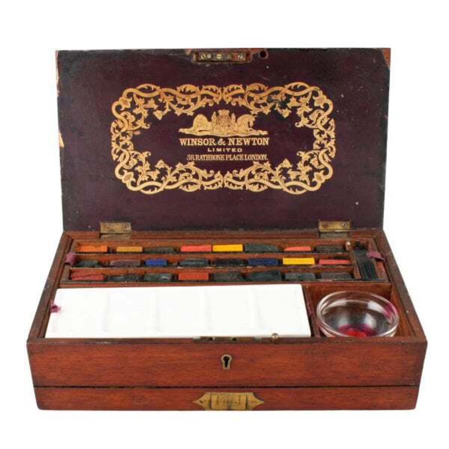 Antique Winsor & Newton Artist's Box 
