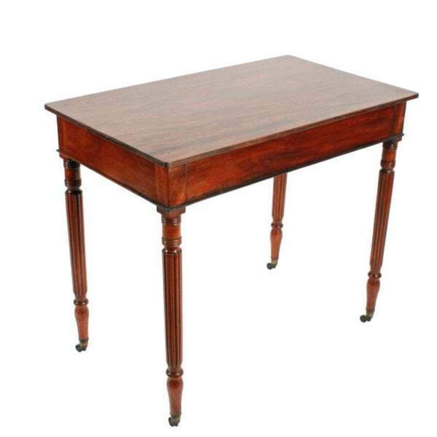 Antique Gillows Design One Drawer Library Table 