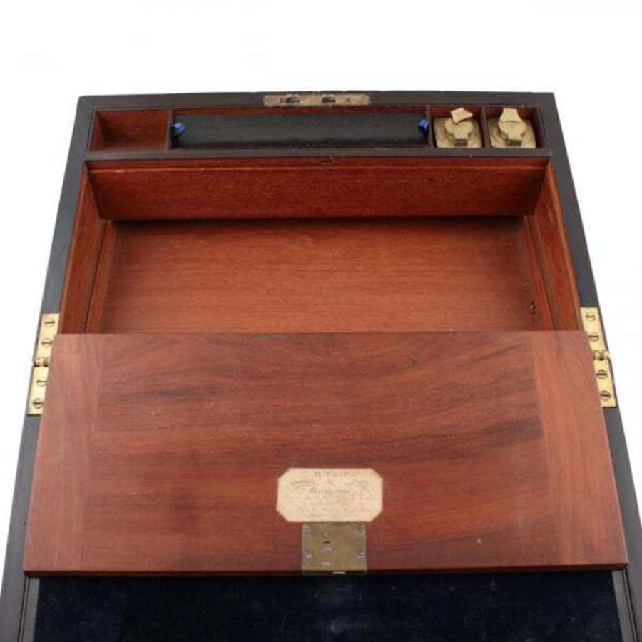 Antique Georgian Mahogany Box Desk 
