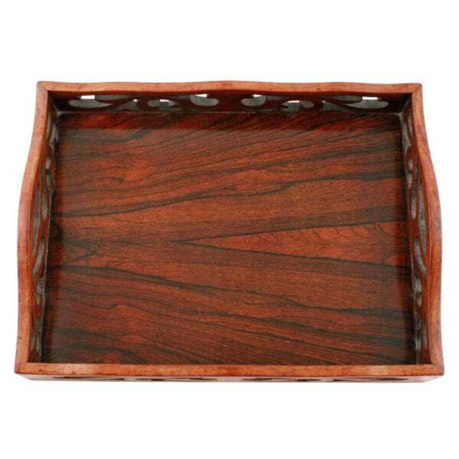 Antique Early 19th Century Rosewood Desk Tidy 