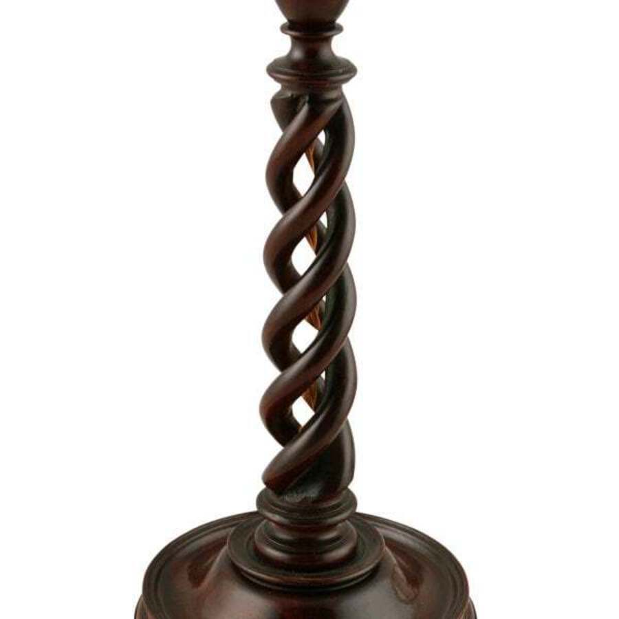 Antique Victorian Candlestick Table Lamp 