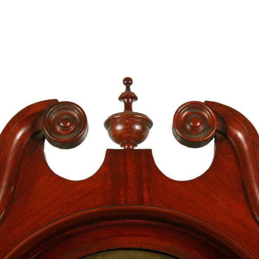 Antique Victorian Mahogany Grandfather Clock 