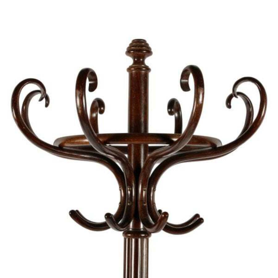 Antique Continental Bentwood Hat Stand 