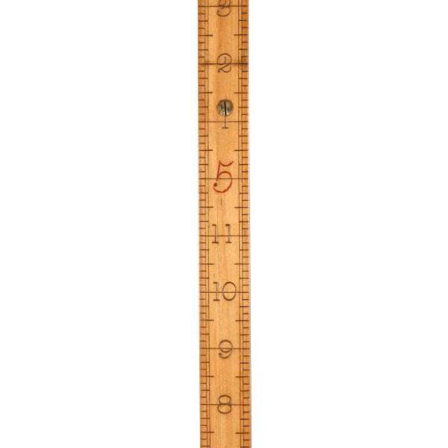 Antique Doctor's Surgery Height Measure 