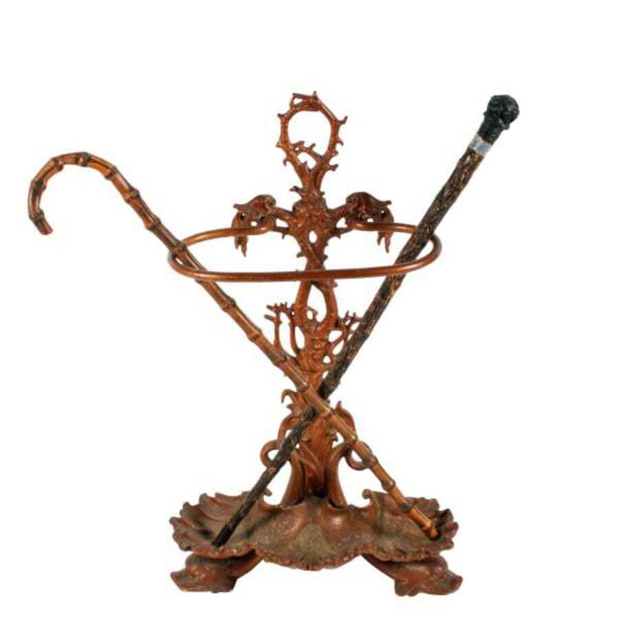 Antique Victorian Cast Iron Stick Stand 