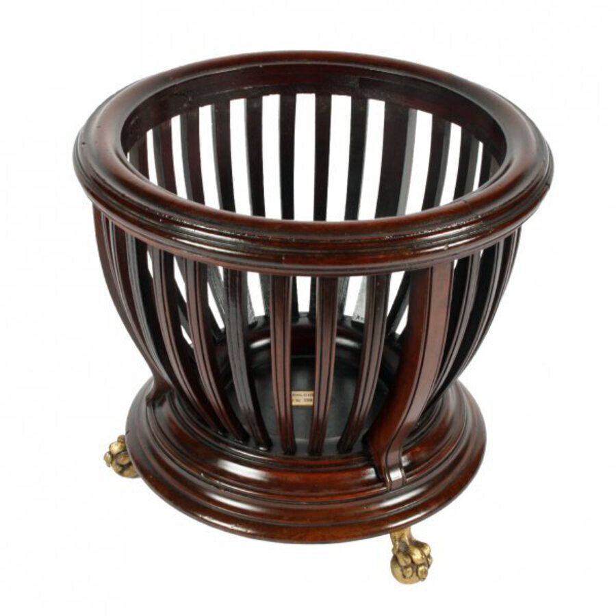 Antique Victorian Coal Basket & Bucket 