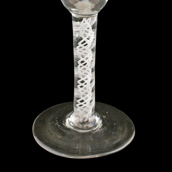 Antique 18th Century Spiral Twist Ale Glass 