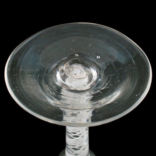 Antique 18th Century Spiral Twist Ale Glass 