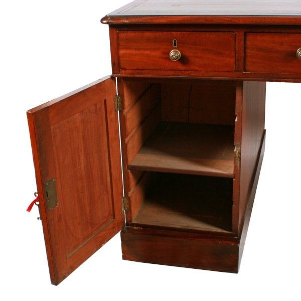 Antique Georgian Mahogany Partner's Desk 