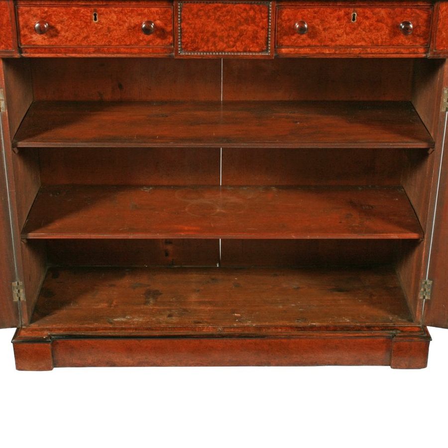 Antique Regency Amboyna & Rosewood Side Cabinet 
